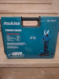 cesoie  mukins con doppia batteria 