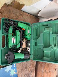 Set: trapano, smerigliatrice e levigatrice