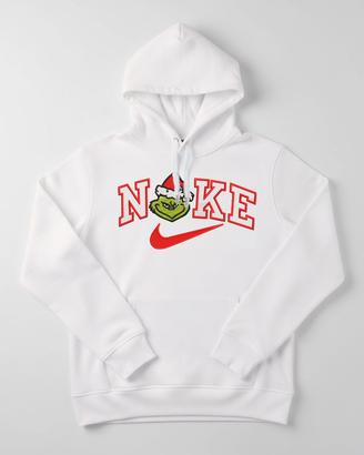 Felpa bianco panna Stitch Natale stile Nike