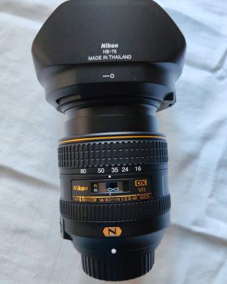 Nikon obbiettivo 16-80 nikkor in garanzia nital