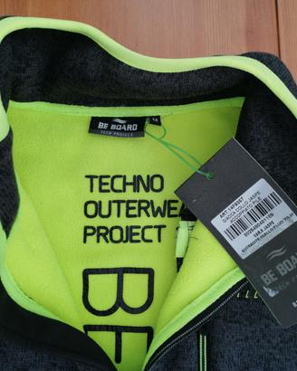 Giacca in Pile Be Board Tech Project - Grigio