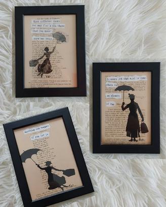 Quadro Mary Poppins anche da personalizzare