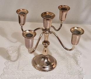 Candeliere /Candelabro. argentato