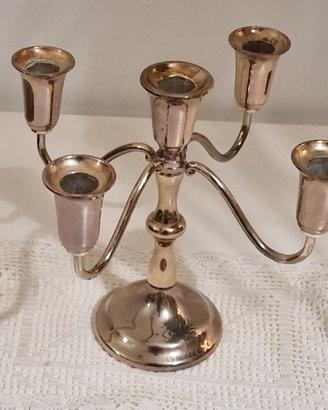 Candeliere /Candelabro. argentato
