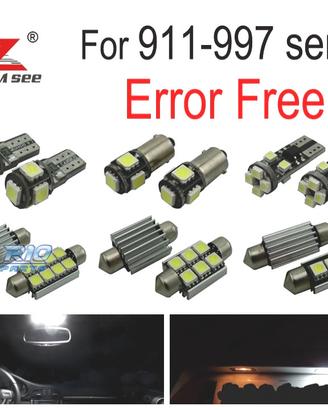 KIT 20 LAMPADE LED INTERNE PER PORSCHE 911 997 CAR