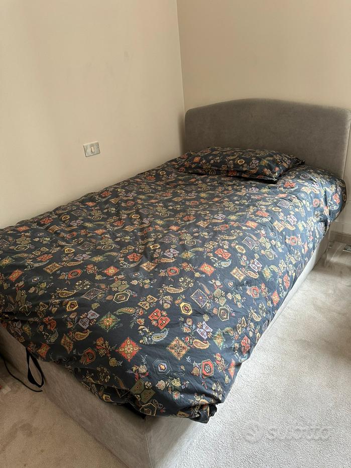 Contenitore Matrimoniale Materasso Letto Contenitore Piazza E