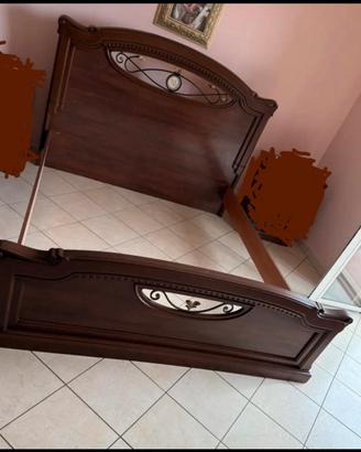 Letto Matrimoniale + Rete e Specchio