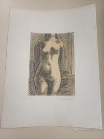 Lotto di 5 Litografie "Nudo" - a Num. Consecutiva