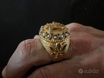 Anello artigianale in ottone