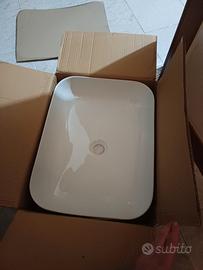 Lavandino d appoggio Bianco