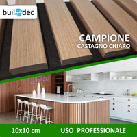 Pannelli acustici effetto doghe Akushield