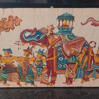 Quadro indiano su tela