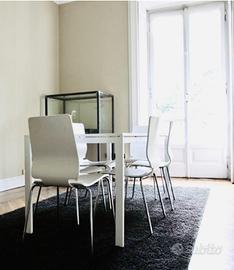 6 sedie legno bianche impilabili Ikea