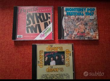3 CD rock vintage: Byrds, Monterey Festival, Doors