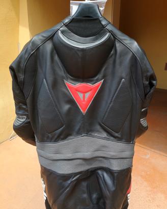 tuta moto 56 dainese divisibile in pelle