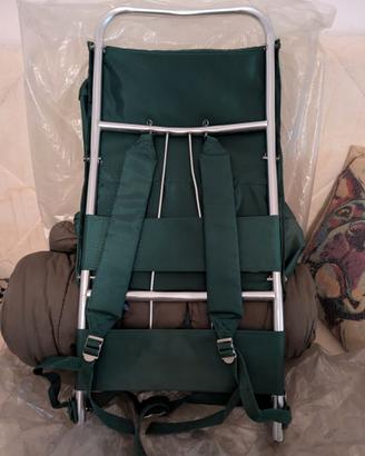 Zaino Escursionismo Alluminio + Sacco a pelo