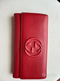 Portafoglio rosso gucci