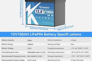 Batteria lifepo4 12v