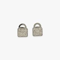 Orecchini acciaio padlock