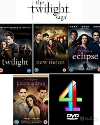 4 dvd "The Twilight Saga"