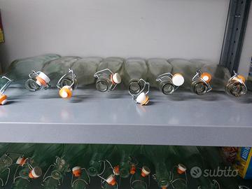 Bottiglie 0,75 vetro quadrate esagonali