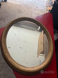 Specchio ovale antico