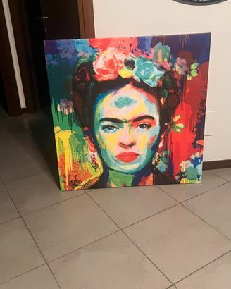 Quadro Frida Kahlo 100x100