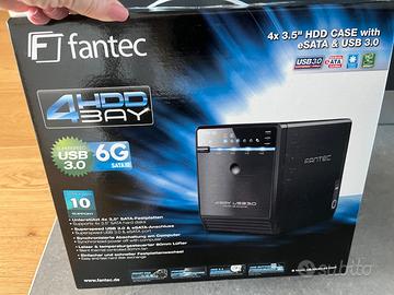 Fantec - Supporto 4 hard disk SATA I/II/III