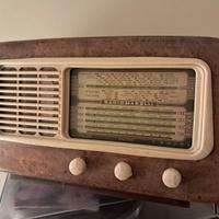 Radio Marelli a valvole con mobile in legno