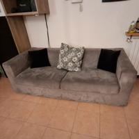 Divano tre posti Poltronesofà microfibra