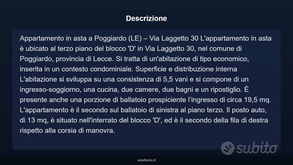 Appartamento – Poggiardo, Vaste - Vista 4