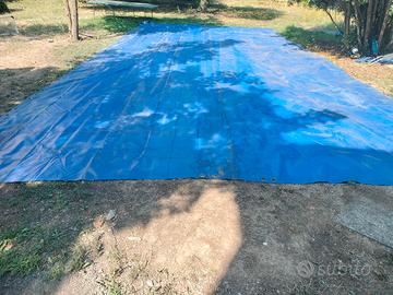 telone 12x5,80  GOMMATO in PVC ochiellato 