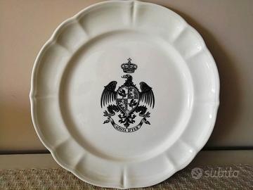 Piatto collezione Ginori 6° Regg.to Lancieri Aosta