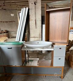 Mobile Bagno Moderno Completo – Marmo, Ceramica