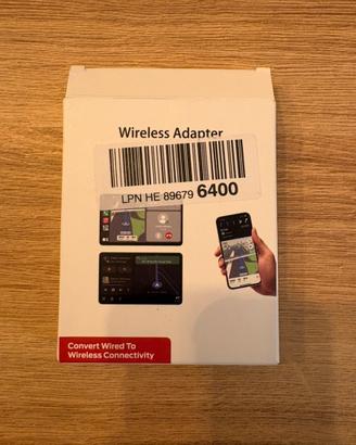 Adattatore car play e android auto wireless 2 in 1