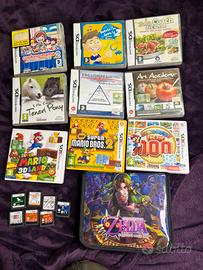 Lotto 16 giochi Ds e 3Ds Super Mario + accessorio