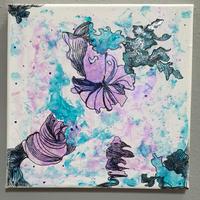 quadro fiori stilizzati