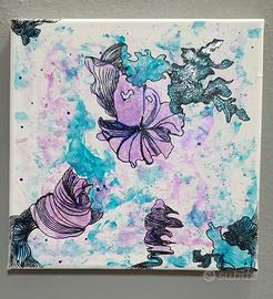 quadro fiori stilizzati