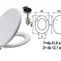 Copriwater sedile e coperchio Saniplast