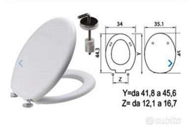 Copriwater sedile e coperchio Saniplast