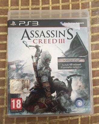Assassin's Creed 3 PS3.