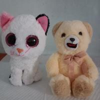 Due Peluches di Gatto Muffin & Orsetto Coccolino 