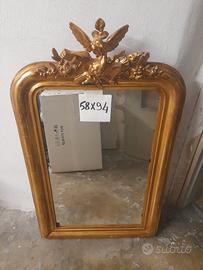 specchio dorato antico