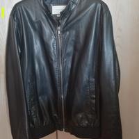 Giubbotto ecopelle nero