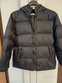 piumino zip con cappuccio comprato mai usato