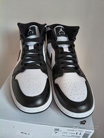 Nike Jordan 1 mid Panda tg 42,5 Nuovo Originale