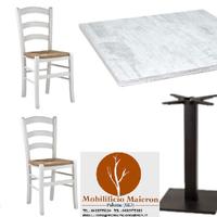 Sedie Tavoli Shabby Chic Bar Ristorante 0378