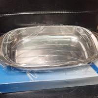 Lasagnera in acciaio senza coperchio amc nuova