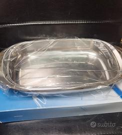 Lasagnera in acciaio senza coperchio amc nuova