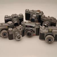 Lotto fotocamere vintage, di produzione italiana